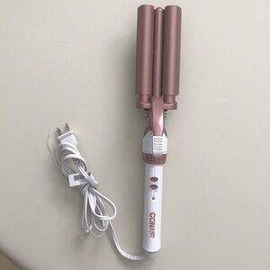 Conair Rose Gold Triple Barrel Waver - Women’s Hair Styling Tool
